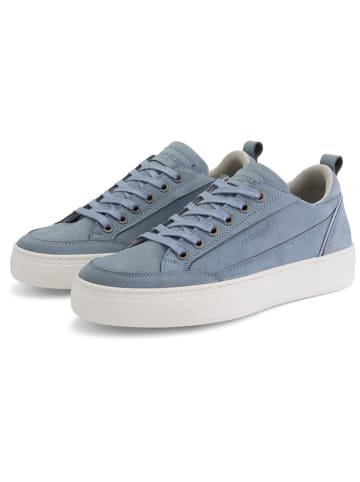 TRAVELIN' Leren sneakers "Cumbria" blauw