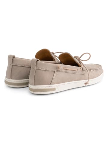 TRAVELIN' Leder-Mokassins "Falmouth" in Beige