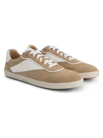 TRAVELIN' Skórzane sneakersy "Flam" w kolorze jasnobrązowym