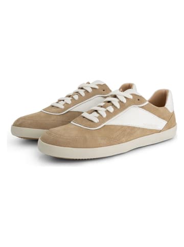 TRAVELIN' Leder-Sneakers "Flam" in Hellbraun