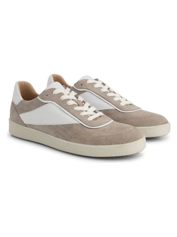 TRAVELIN' Leder-Sneakers "Falnes" in Beige