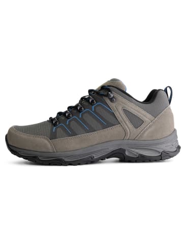 TRAVELIN' Skórzane buty trekkingowe "Grasten" w kolorze szarym