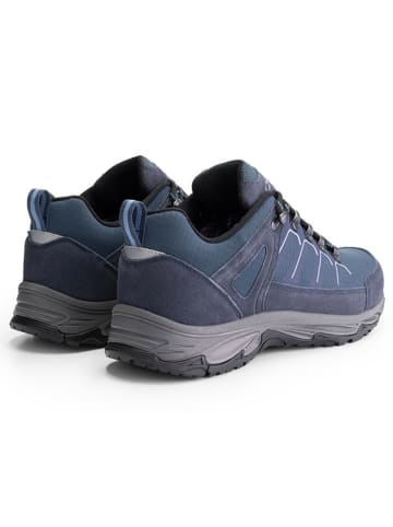 TRAVELIN' Leren trekkingschoenen "Grasten" donkerblauw