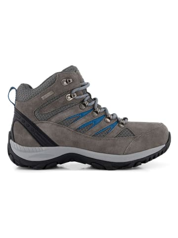 TRAVELIN' Leren trekkingschoenen "Hornborg" grijs/blauw