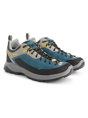 TRAVELIN' Leder-Wanderschuhe "Kolari" in Blau/ Beige