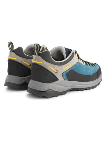 TRAVELIN' Leren wandelschoenen "Kolari" blauw/beige