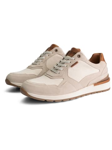 TRAVELIN' Leren sneakers "Newberry" beige