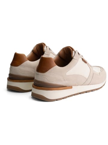 TRAVELIN' Leren sneakers "Newberry" beige