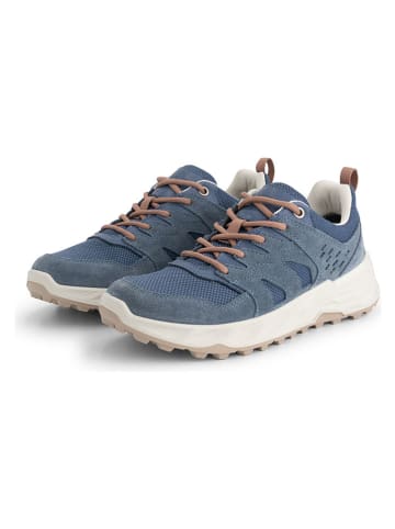 TRAVELIN' Leren wandelschoenen "Posio" blauw