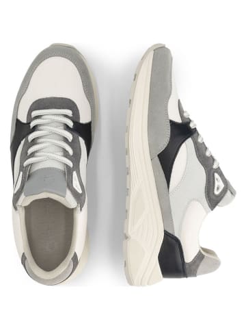 TRAVELIN' Leder-Sneakers "Ryde" in Grau/ Weiß