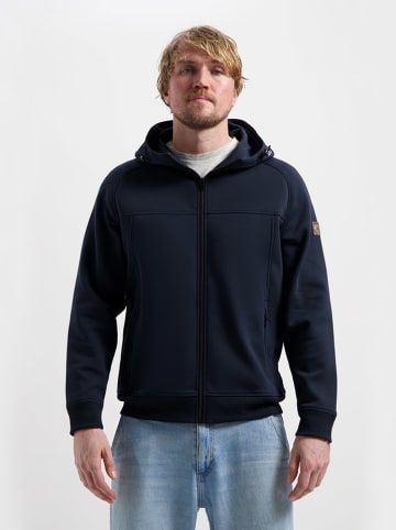 TRAVELIN' Sweatvest "Soren" donkerblauw