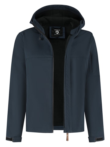 TRAVELIN' Softshelljas "Stian" donkerblauw