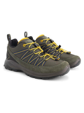 TRAVELIN' Leren wandelschoenen "Tornio" kaki