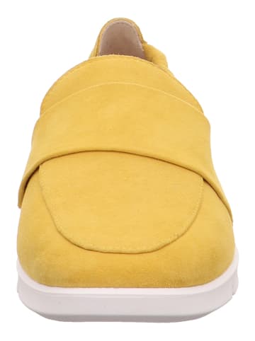 Legero Skórzane slippersy "Lucca" w kolorze żółtym