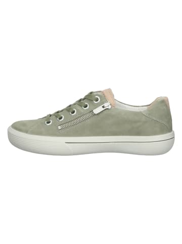 Legero Leder-Sneakers "Fresh" in Grün