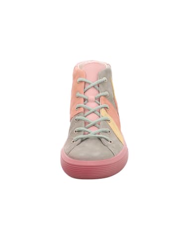 Legero Skórzane sneakersy "Fresh" w kolorze jasnoróżowym ze wzorem