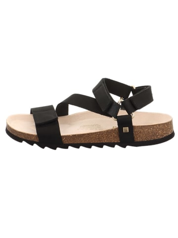 Legero Skórzane sandały w kolorze czarnym