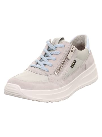 Legero Leder-Sneakers "Sprinter" in Hellblau/ Beige