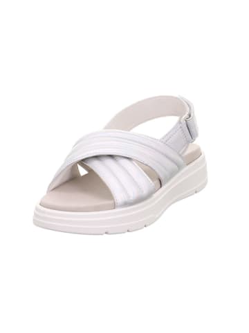Legero Leder-Sandalen "Sunwalker" in Silber