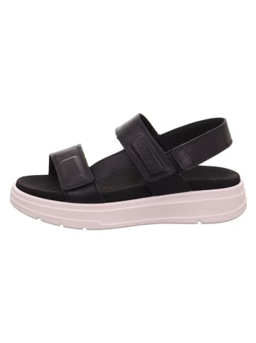 Legero Leder-Sandalen "Sunwalker" in Schwarz