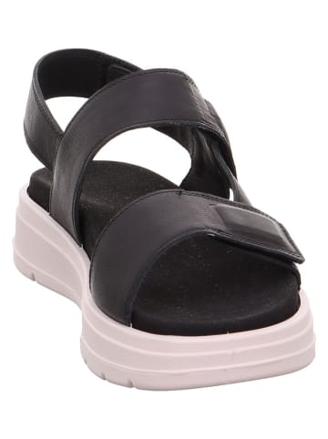 Legero Skórzane sandały "Sunwalker" w kolorze czarnym