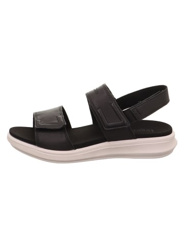 Legero Skórzane sandały "Ella" w kolorze czarnym
