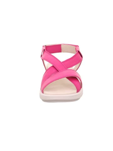 Legero Skórzane sandały "Ella" w kolorze różowym