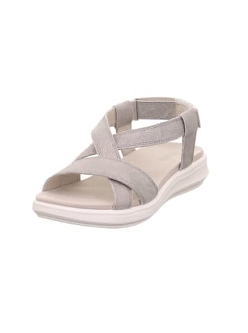 Legero Skórzane sandały "Ella" w kolorze szarym