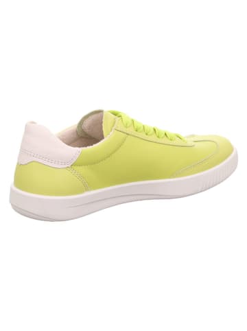 Legero Skórzane sneakersy "Silence" w kolorze żółto-kremowym