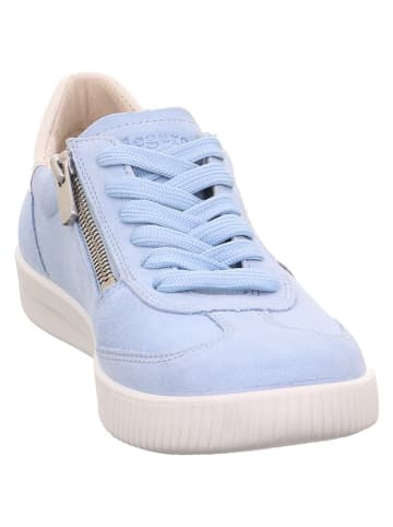 Legero Leder-Sneakers "Silence" in Hellblau/ Creme