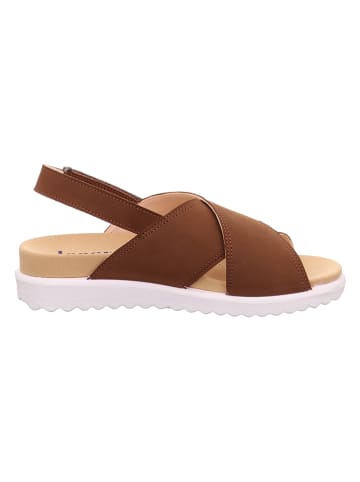 Legero Skórzane sandały "Move" w kolorze ciemnobrązowym