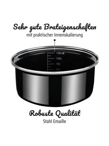 GSW 7tlg. Kochgeschirr-Set ''Black Star'' in Schwarz