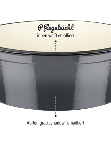 GSW 2tlg. Set: Bräter ''Grey Shadow'' in Grau - (L)33 x (B)25 cm