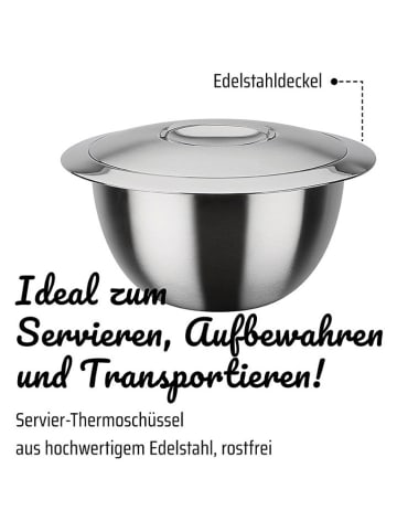 GSW Edelstahl-Thermoschüssel - 5 l
