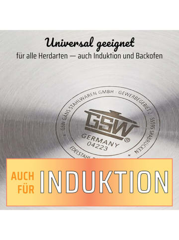 GSW 2tlg. Set: Edelstahl-Gemüsetopf ''Rigo'' - 10 l