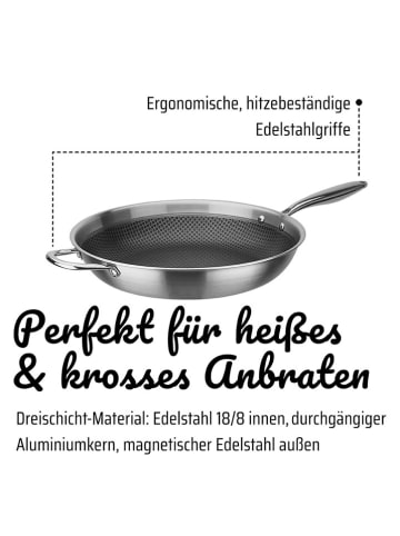 GSW Braadpan "Inoxxa" zilverkleurig - Ø 32 cm