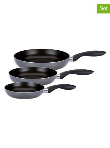 GSW 3er-Set: Bratpfannen in Grau