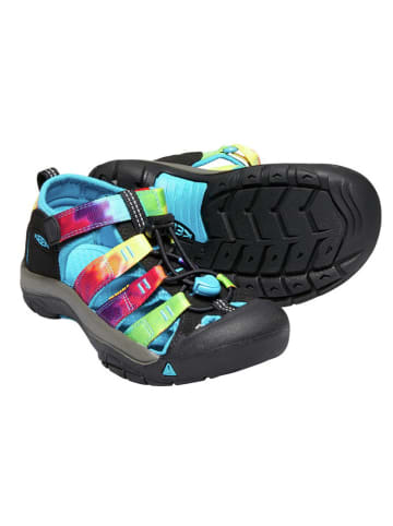 Keen Półsandały "Newport H2" w kolorze czarnym ze wzorem