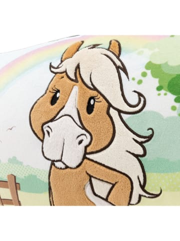 NICI Kussen "Pony Holly K." meerkleurig/paars - (L)25 x (B)43 cm