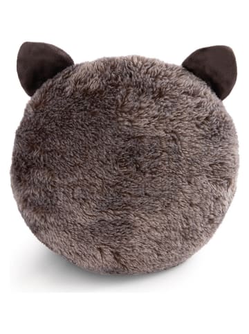 NICI Kissen "Glubschis - Waschbär Clooney" in Grau - (L)32 x (B)33 cm