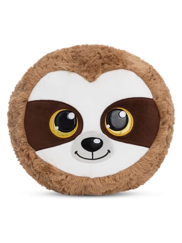 NICI Kussen "Glubschis - Faultier Heywood" lichtbruin - (L)32 x (B)32 cm