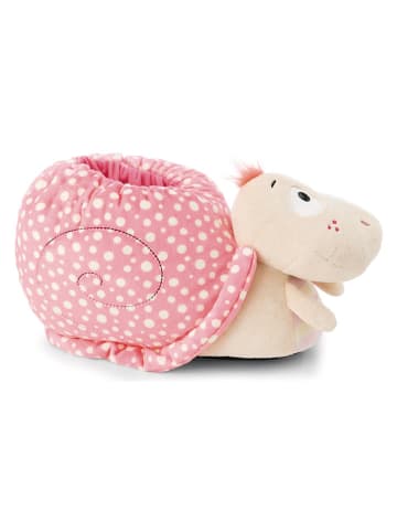 NICI Hausschuhe "Schnecke" in Rosa/ Beige