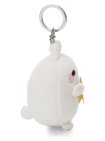 NICI Sleutelhanger "Molang" wit - (H)8 cm