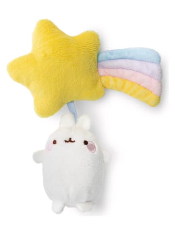 NICI Zawieszka dekoracyjna "MagNICI - Molang" w kolorze biało-żółtym - dł. 12 cm