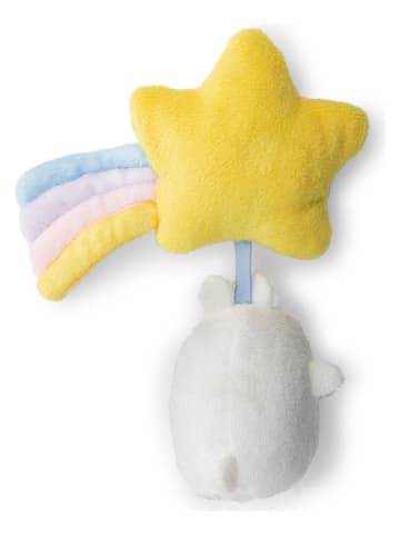 NICI Zawieszka dekoracyjna "MagNICI - Molang" w kolorze biało-żółtym - dł. 12 cm