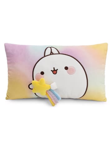 NICI Kussen "Molang" paars/geel - (L)25 x (B)43 cm