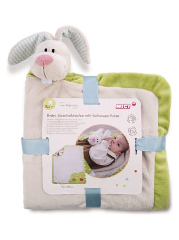 NICI Babydecke in Weiß/ Grün - (L)100 x (B)70 cm