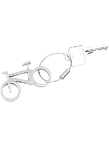 Troika Schlüsselanhänger ''Drahtesel'' in Silber