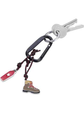 Troika Sleutelhanger "Wandelaar" zwart