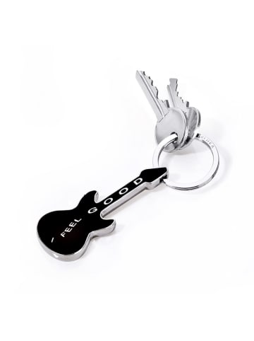 Troika Sleutelhanger "I feel good" zwart